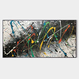 Large Pollock Abstract Art Pollock Paintings For Sale Abstract Expressionism Canvas Wall Art