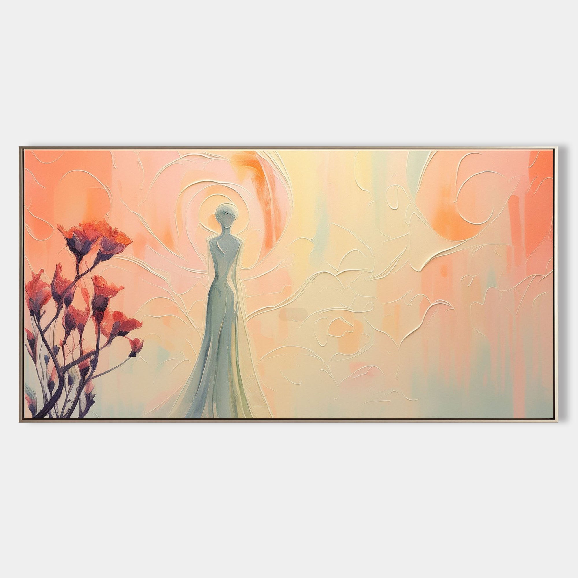 Large Abstract Art Wall Hanging Painting Extra Large Color Abstract Art Color Canvas Oil Painting