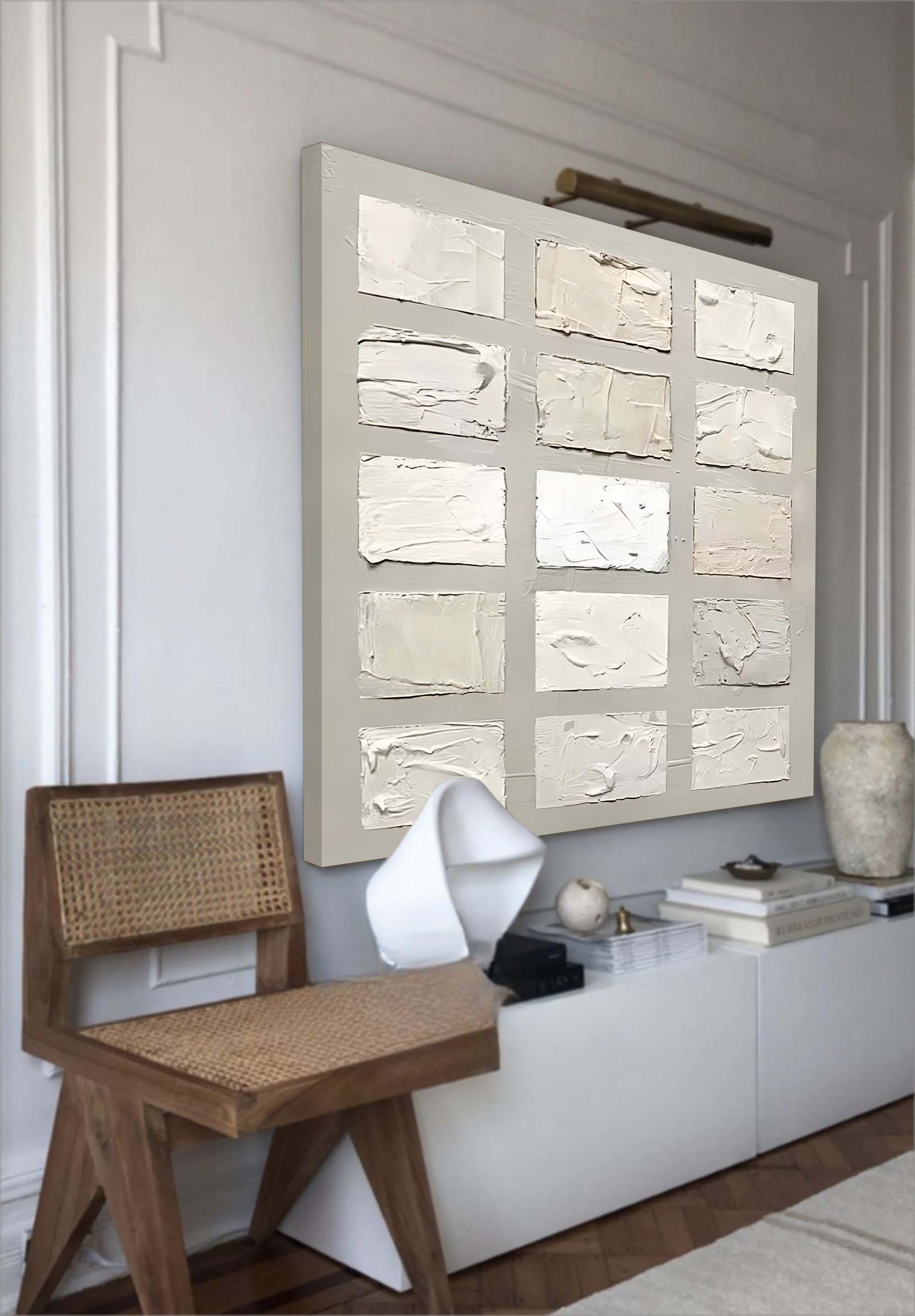 Beige Textured Painting Beige 3d Textured Art Beige Abstract Canvas Art Wabi Sabi Abstract Painting