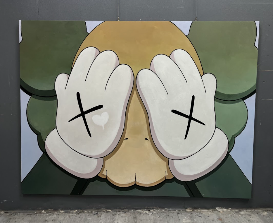 Kaws Painting Kaws Pop Art Kaws Wall Art Kaws Artwork Kaws Graffiti Art Kaws Canvas Art