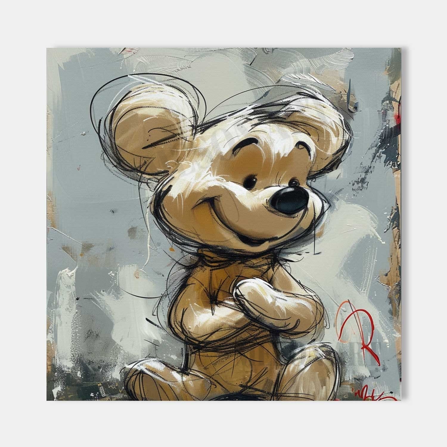 Winnie the Pooh Pop Art for Sale Winnie the Pooh Pop Canvas Wall Art Winnie the Pooh Pop Paintings