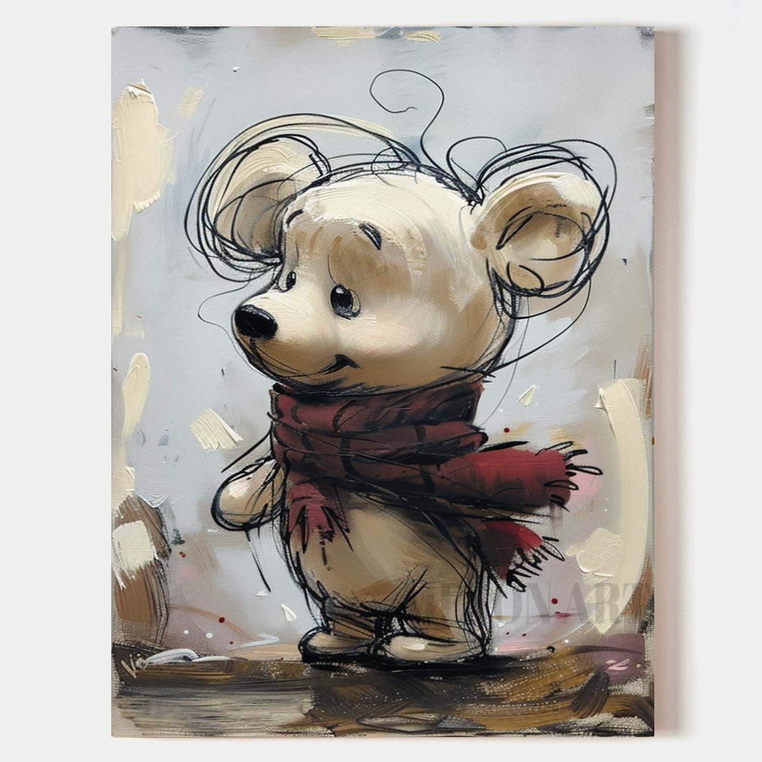 Winnie the Pooh Canvas Wall Art Winnie the Pooh Canvas Art for Sale Winnie the Pooh Graffiti Art