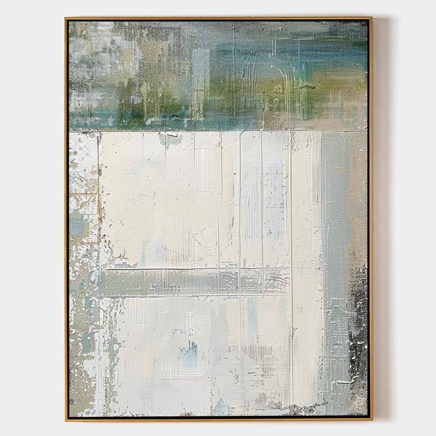 Large Grey Abstract Art Contemporary Wabi Sabi Abstract Canvas Wall Art Decor Grey Oil Paintings For Sale