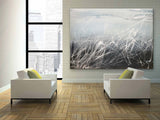 Large Grey and Black Minimalist Canvas Art for Sale Grey and Black Minimalist Oil Paintings