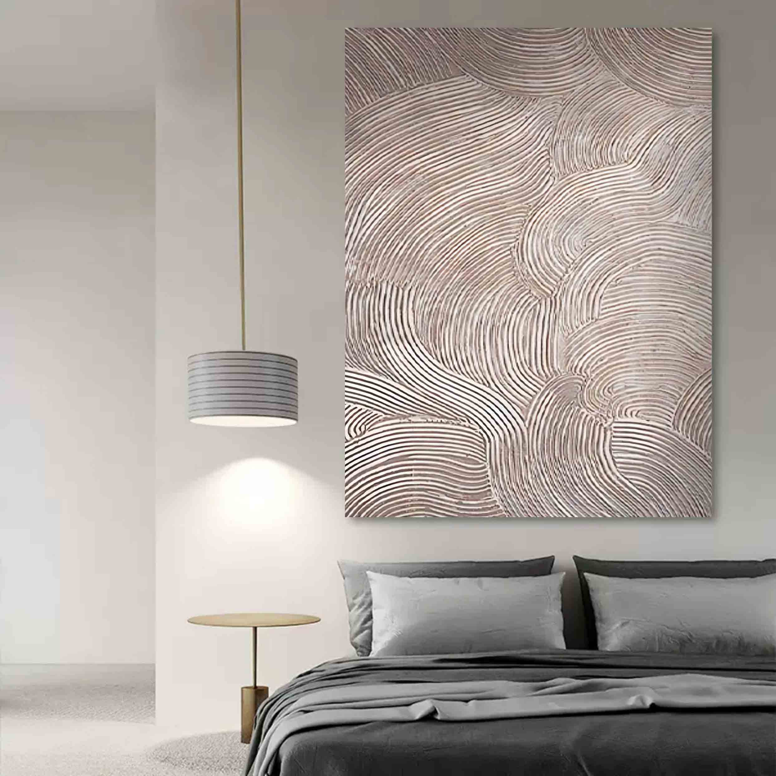 Gray Abstract Art Canvas For Sale Gray Minimalist Wall Painting Gray Textured Acrylic Painting