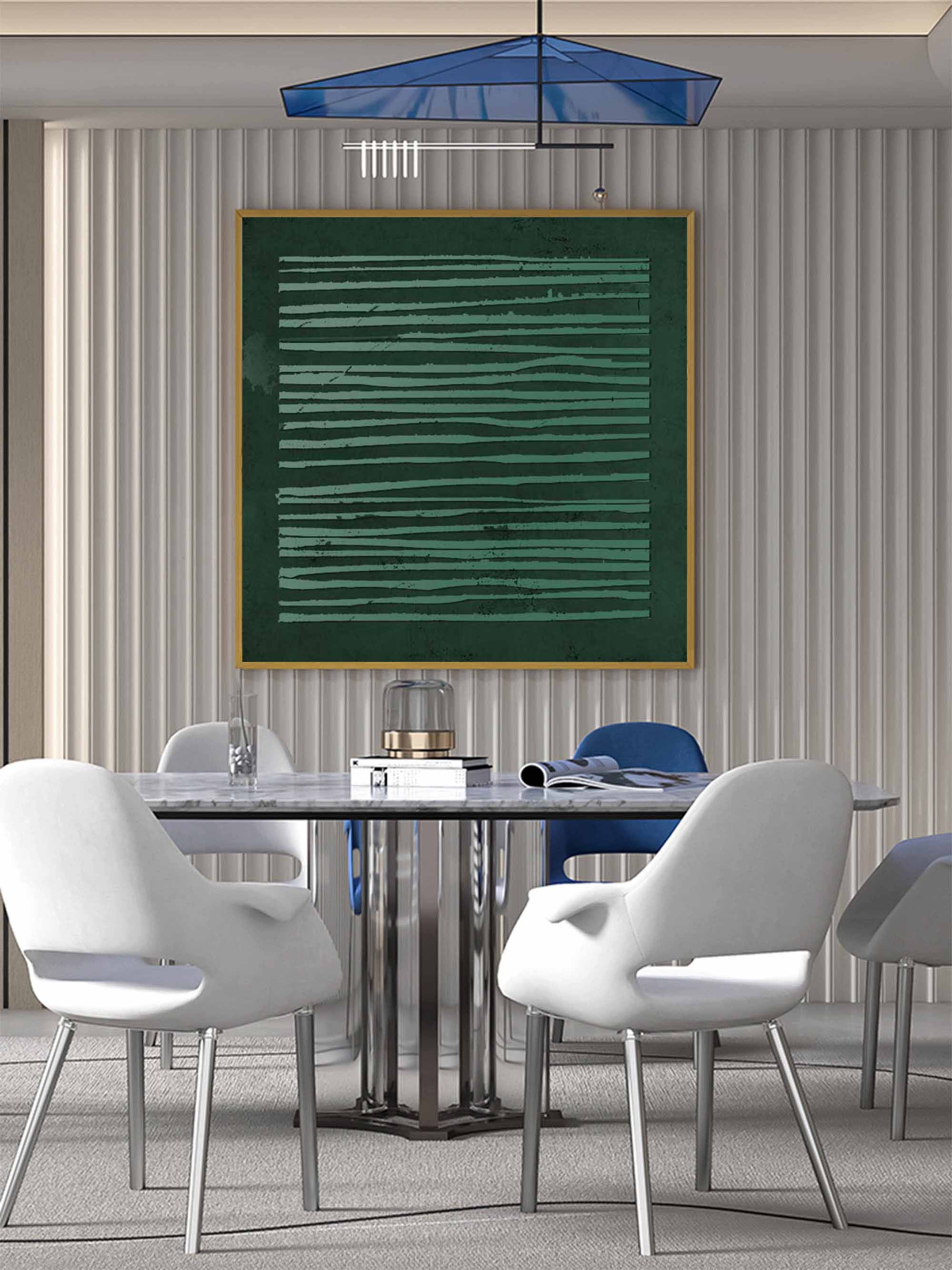 Wabi Sabi Art Green Painting Green Abstract Art Canvas Green Abstract Minimalism 3d Texture Wall Art