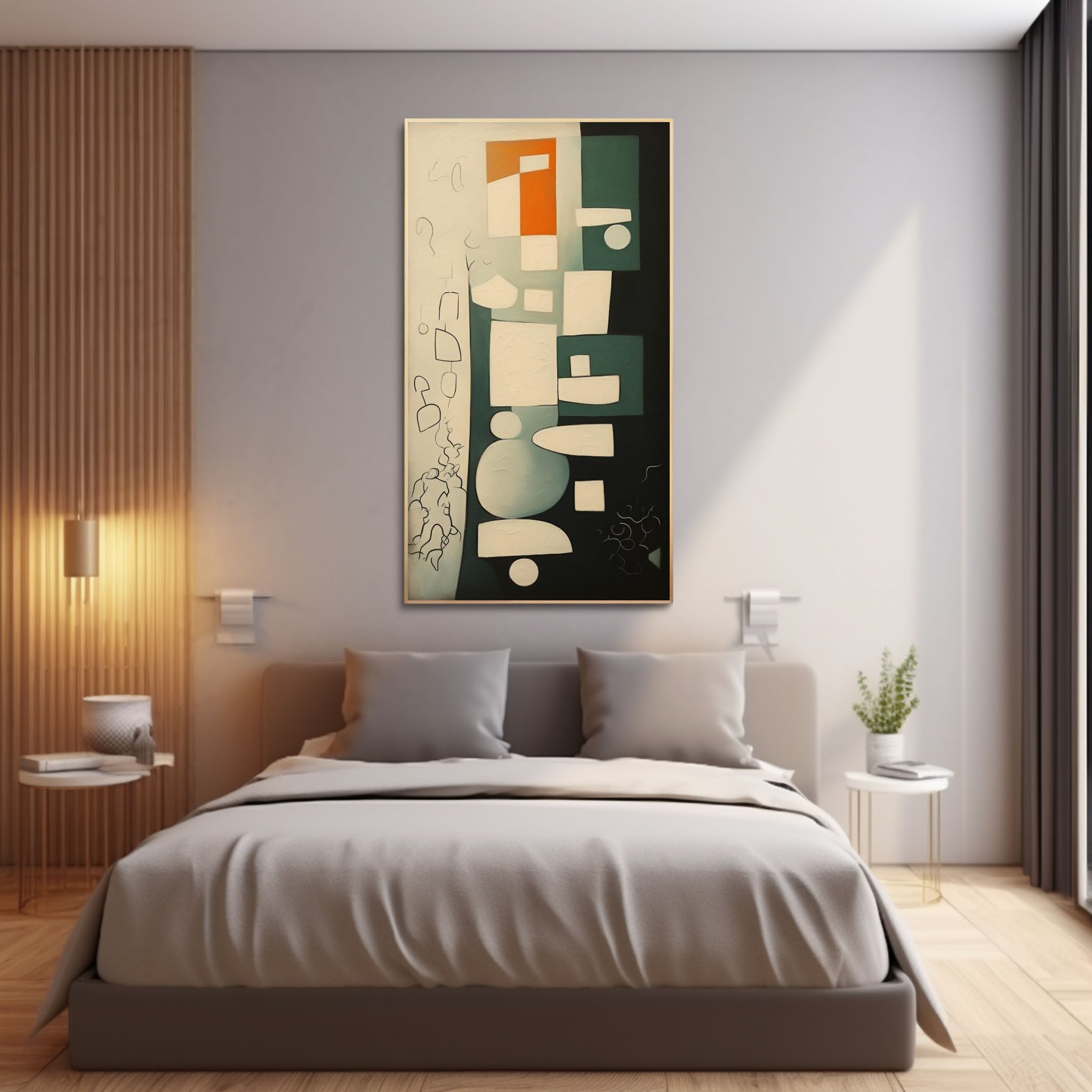 Large Minimalist Wall Painting Minimalist Abstract Canvas Wall Art Modern Minimalist Wall Art