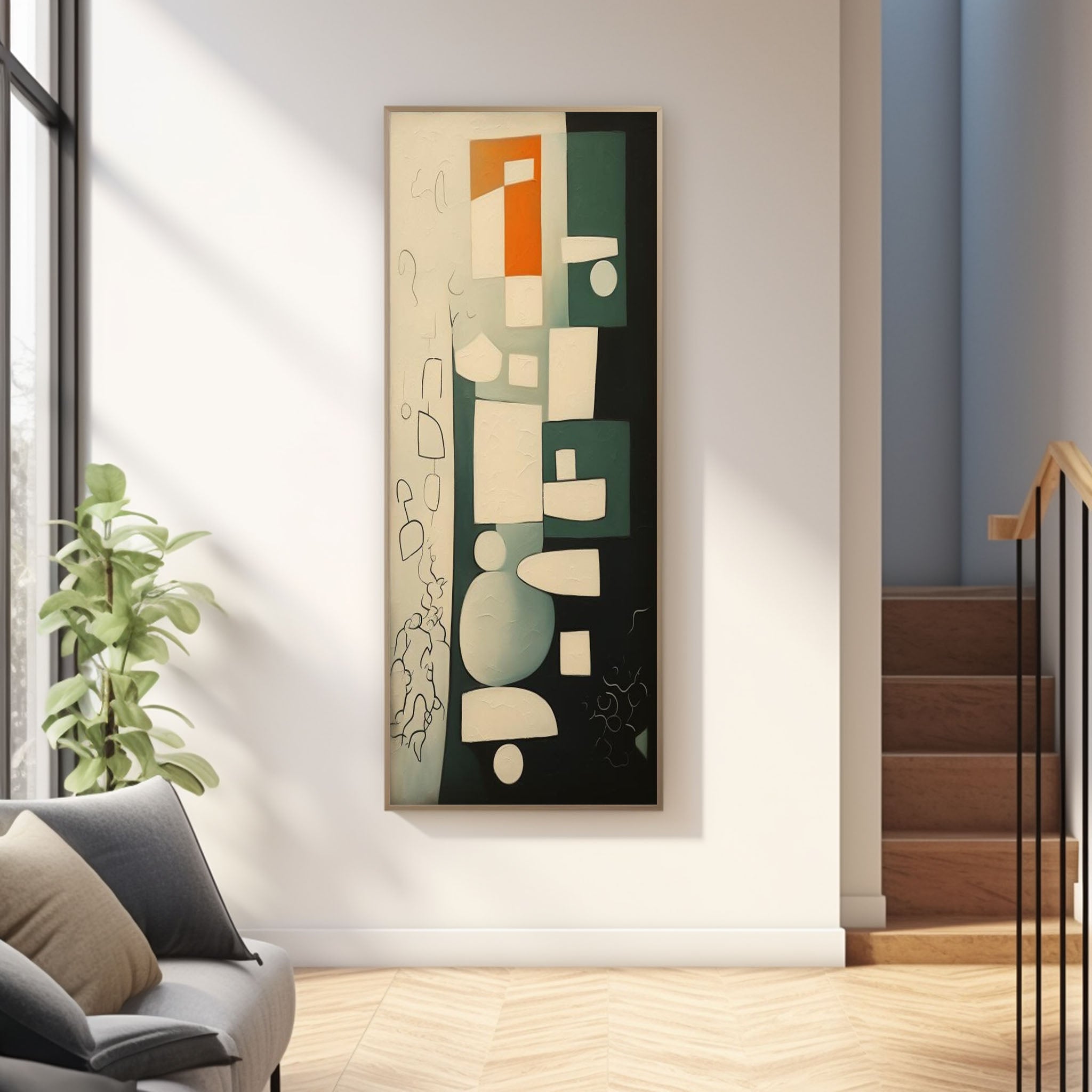 Large Minimalist Wall Painting Minimalist Abstract Canvas Wall Art Modern Minimalist Wall Art