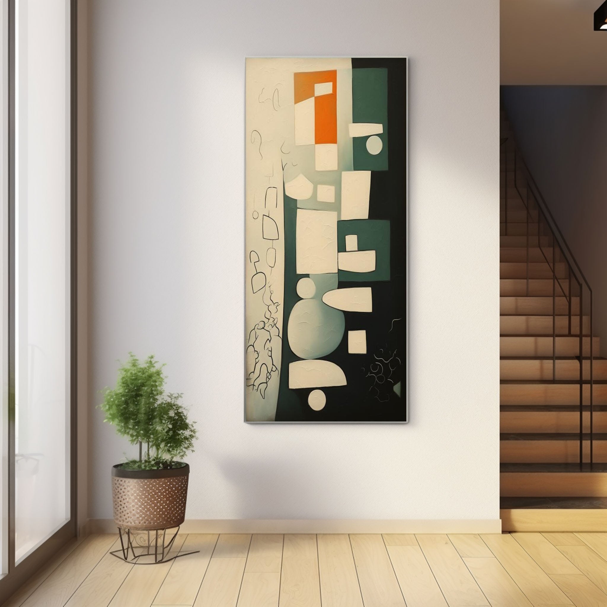 Large Minimalist Wall Painting Minimalist Abstract Canvas Wall Art Modern Minimalist Wall Art