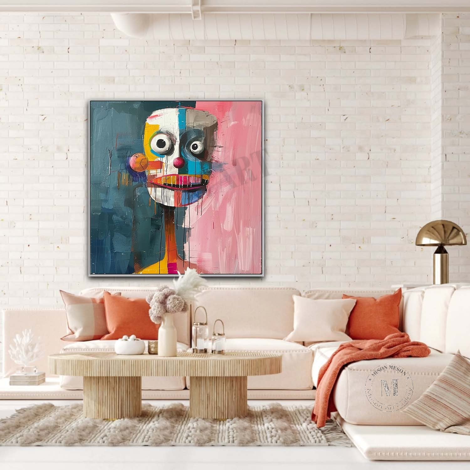 Contemporary Portrait Canvas Art Portraits Pop Art Male Portraits Abstract Painting