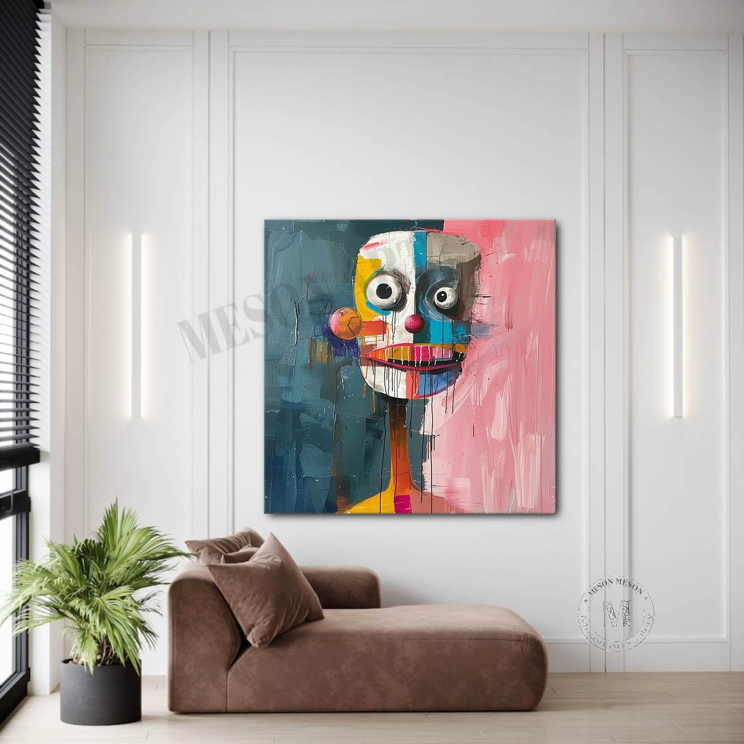 Contemporary Portrait Canvas Art Portraits Pop Art Male Portraits Abstract Painting