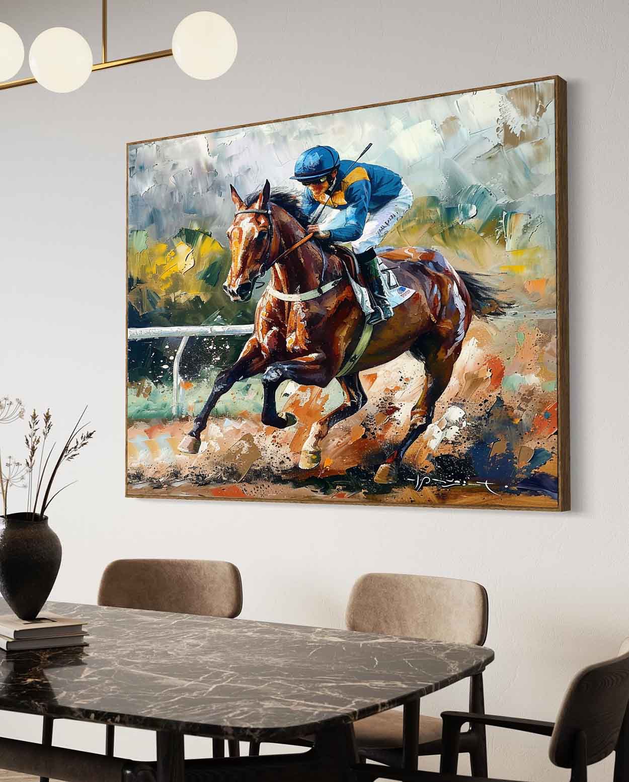 Equestrian Canvas Art for Sale Equestrian Canvas Wall Painting Decoration Equestrian Wall Art