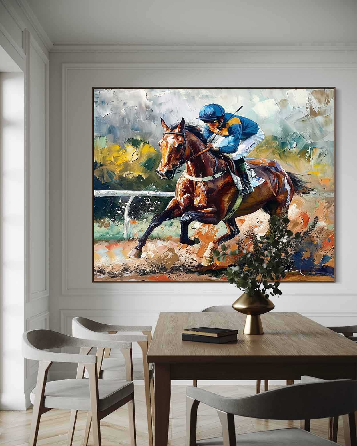 Equestrian Canvas Art for Sale Equestrian Canvas Wall Painting Decoration Equestrian Wall Art