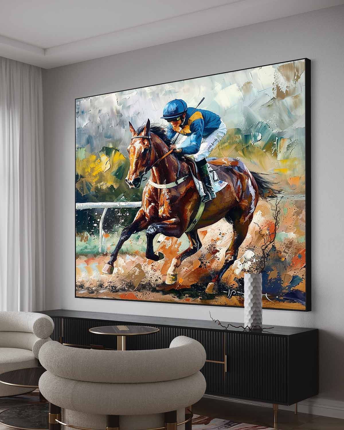 Equestrian Canvas Art for Sale Equestrian Canvas Wall Painting Decoration Equestrian Wall Art