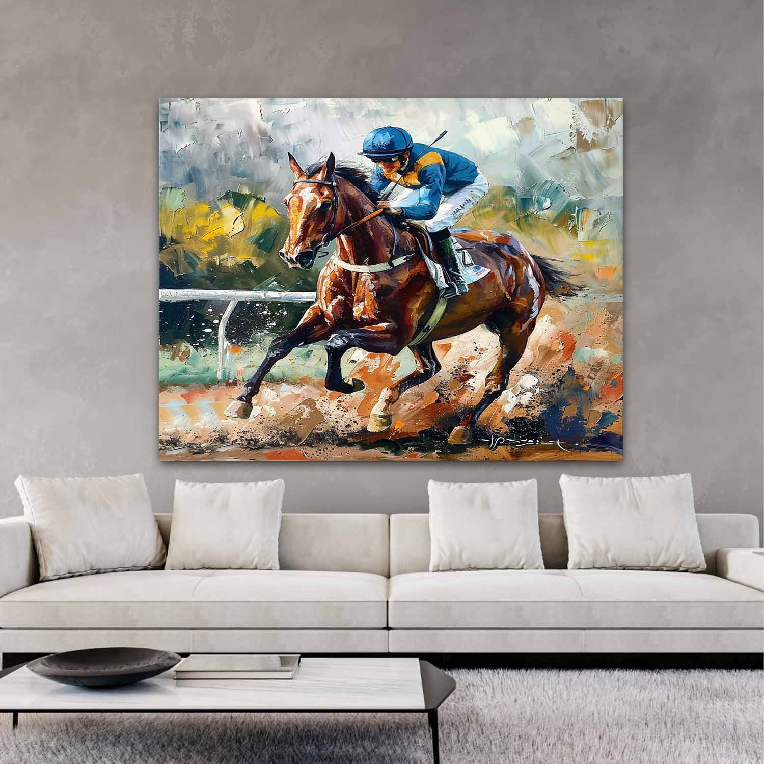 Equestrian Canvas Art for Sale Equestrian Canvas Wall Painting Decoration Equestrian Wall Art