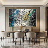 Large Pollock Abstract Art for Sale Contemporary Pollock Artists Original Pollock Oil Paintings