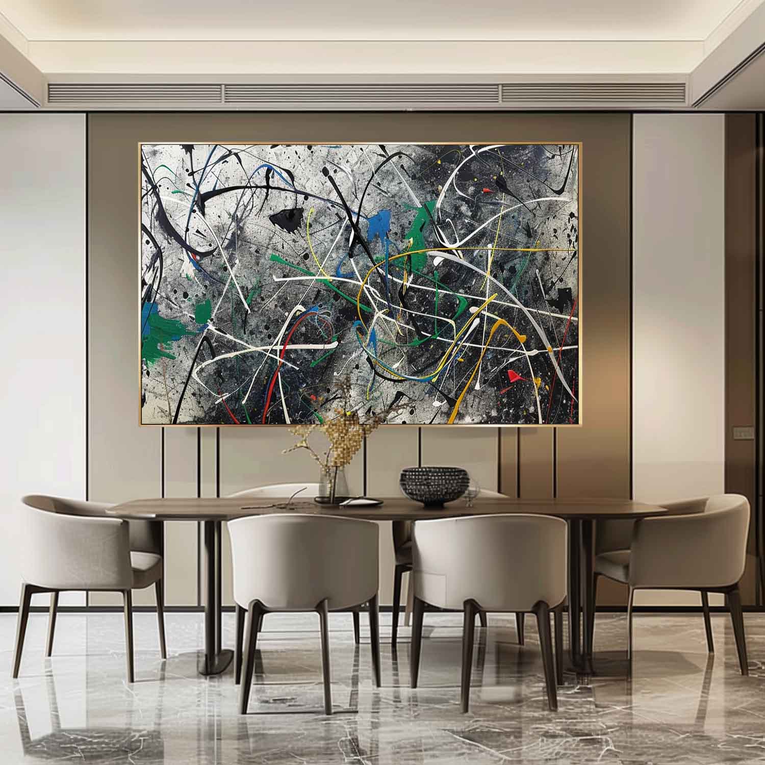 Large Pollock Abstract Art for Sale Pollock Paintings Abstract Expressionist Artist