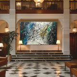 Large Pollock Abstract Art for Sale Contemporary Pollock Artists Original Pollock Oil Paintings