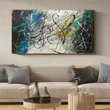 Large Pollock Abstract Art for Sale Contemporary Pollock Artists Original Pollock Oil Paintings