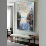 Colorful Abstract Landscape Art Colorful Abstract Landscape Canvas Wall Hangings for Sale