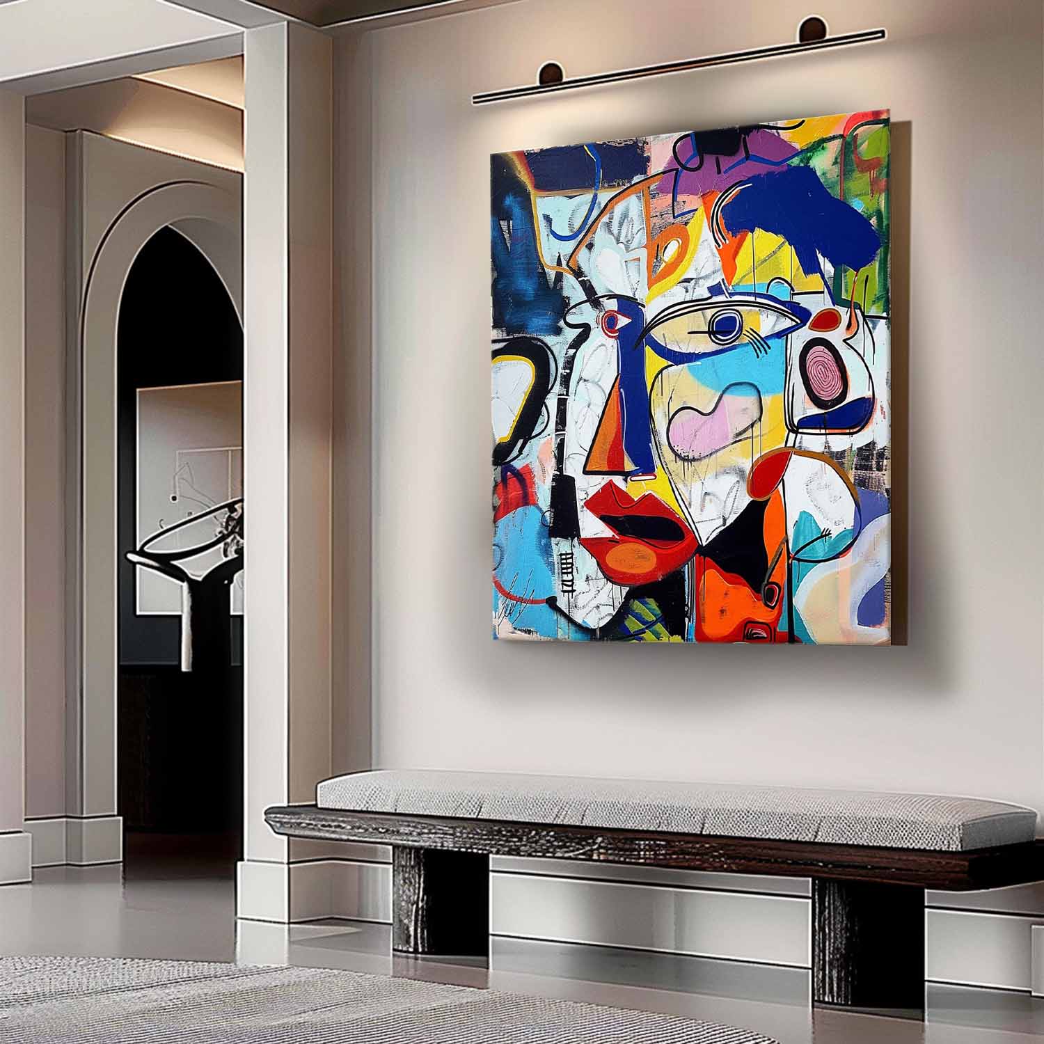 Graffiti Street Abstract Art Contemporary Graffiti Abstract Art for Sale Picasso Style Abstract Canvas Wall Art