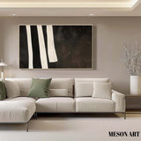 Large Black and White Wall Paintings Black and White Abstract Art for Sale Black and White Oil Paintings on Canvas