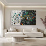 Large Pollock Abstract Canvas Art for Sale Pollock Modern Abstract Oil Paintings