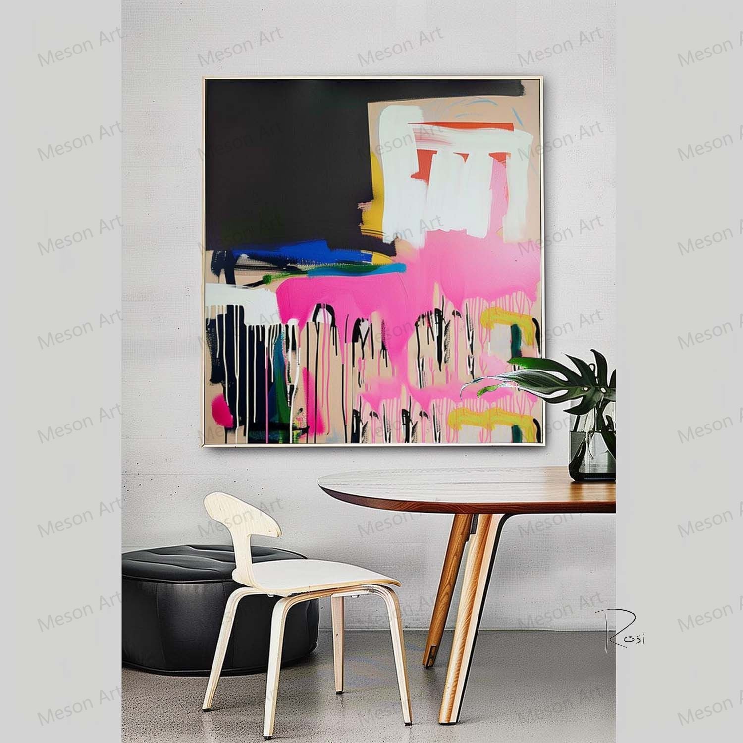 Large Color Abstract Canvas Art for Sale Color Texture Painting Color Abstract Wall Art Decoration