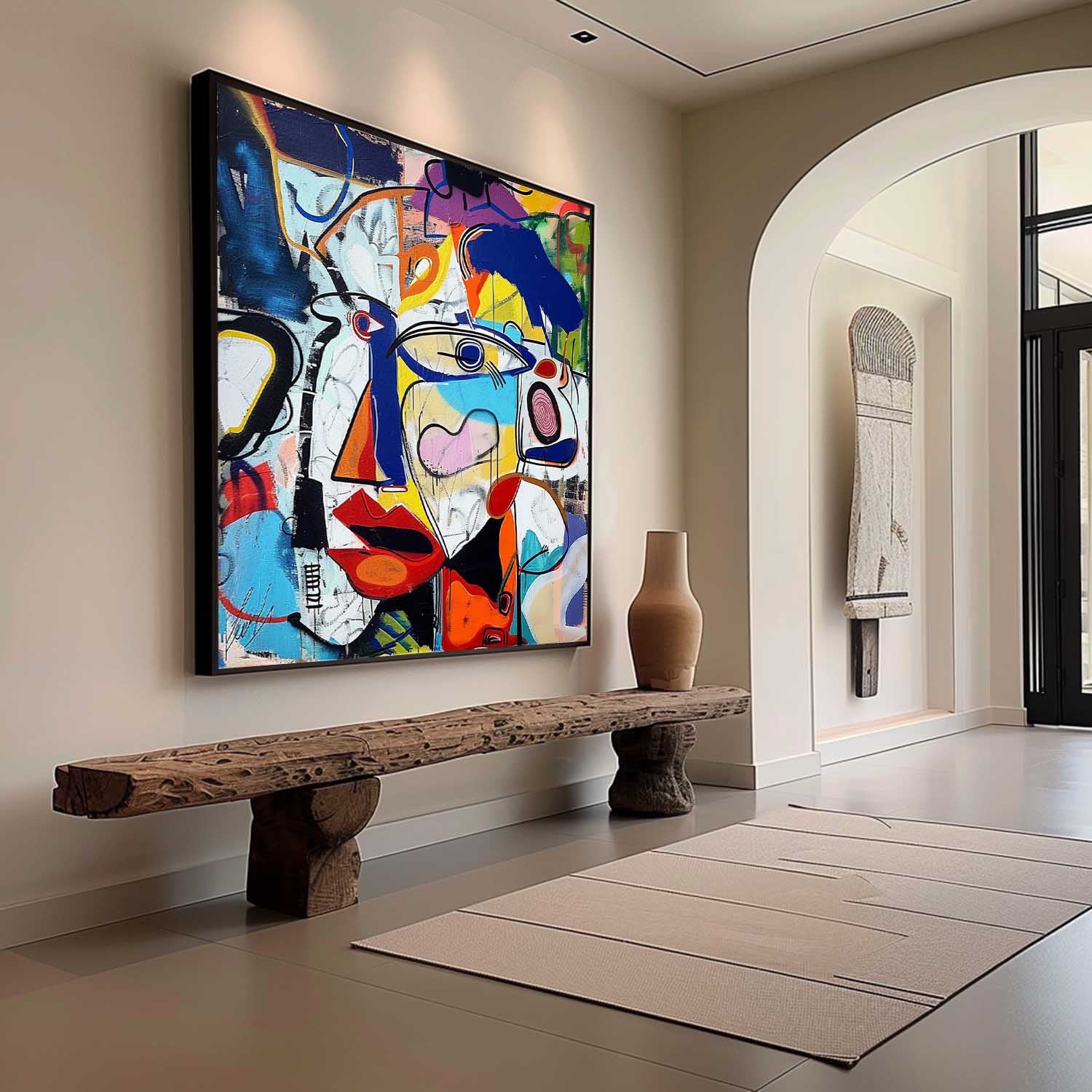 Graffiti Street Abstract Art Contemporary Graffiti Abstract Art for Sale Picasso Style Abstract Canvas Wall Art