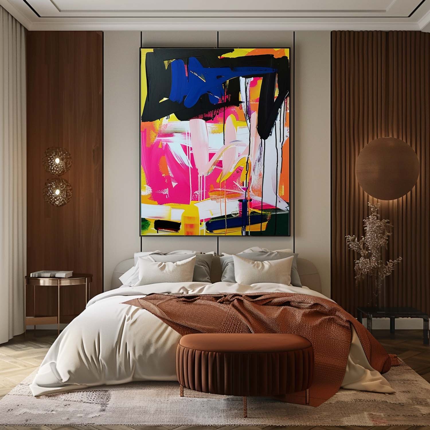 Large Colorful Abstract Art Color Abstract Canvas Wall Art Colorful Modern Wall Texture Paintings