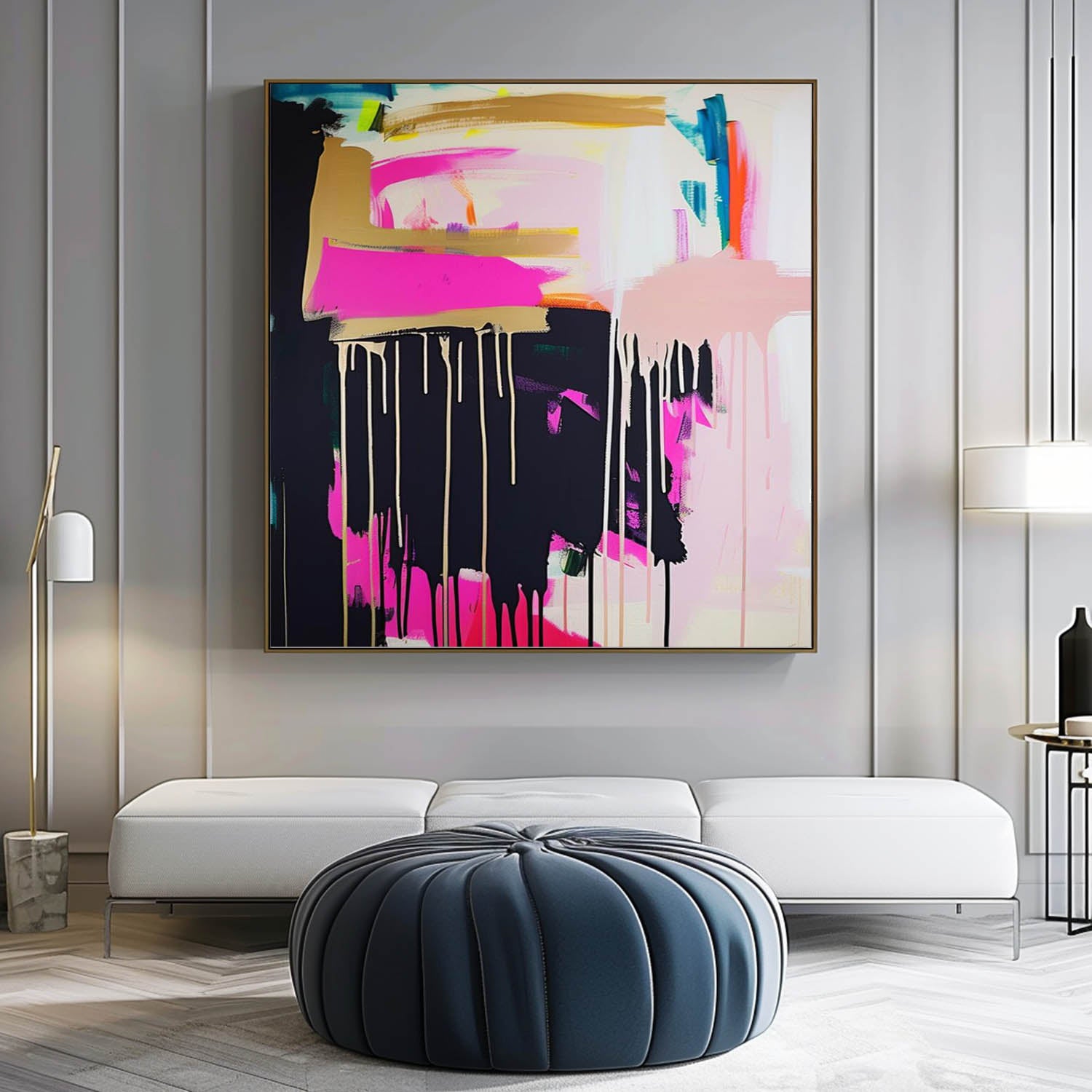 Color Abstract Canvas Art for Sale Large Color Texture Painting Color Abstract Wall Hanging Painting