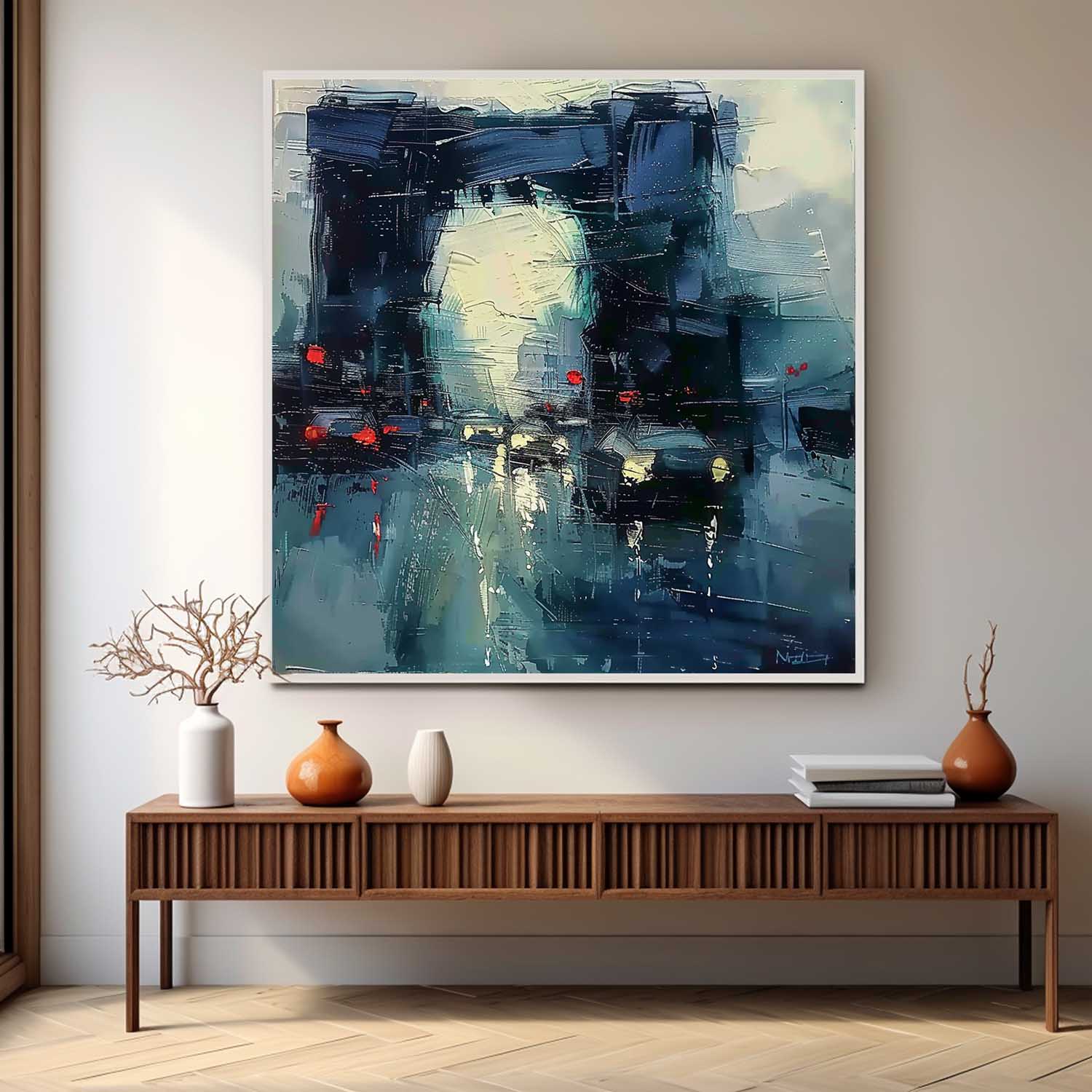 Contemporary French Oil Painting Arc de Triomphe Canvas Art French Art Urban Wall Art for Sale