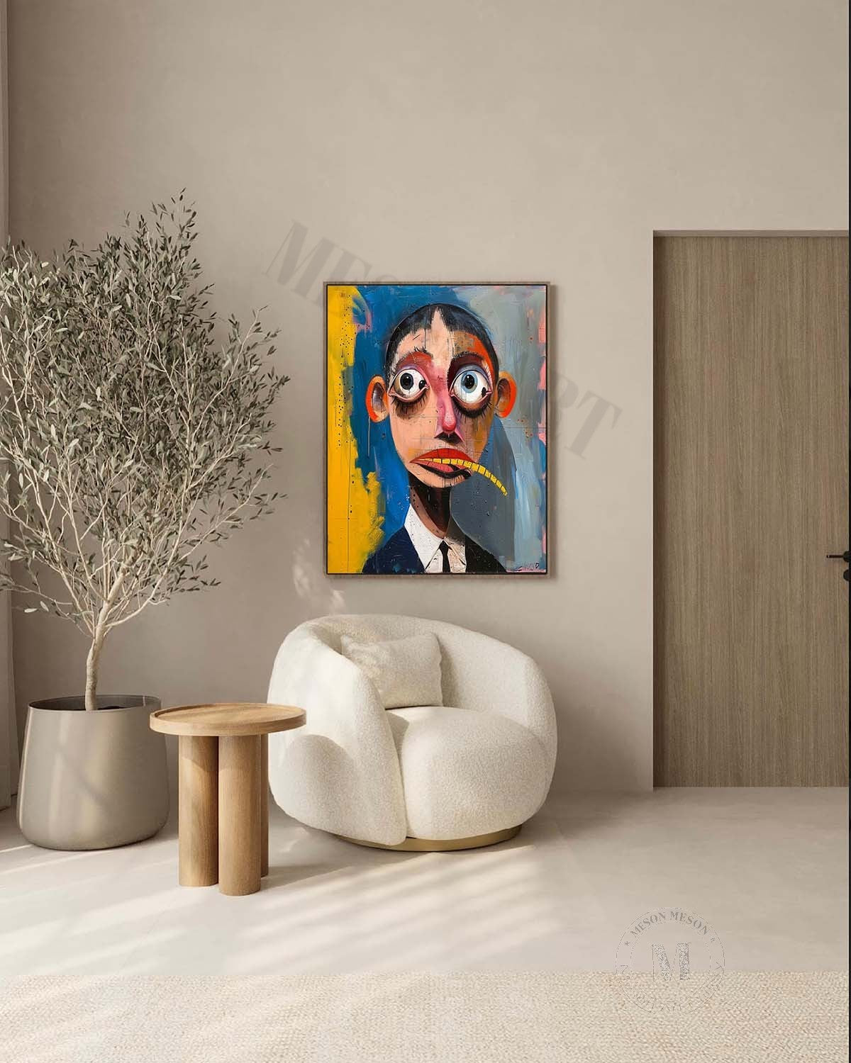 Cool Suit Men Abstract Art for Sale Cool Suit Men Pop Abstract Canvas Art Wall Painting