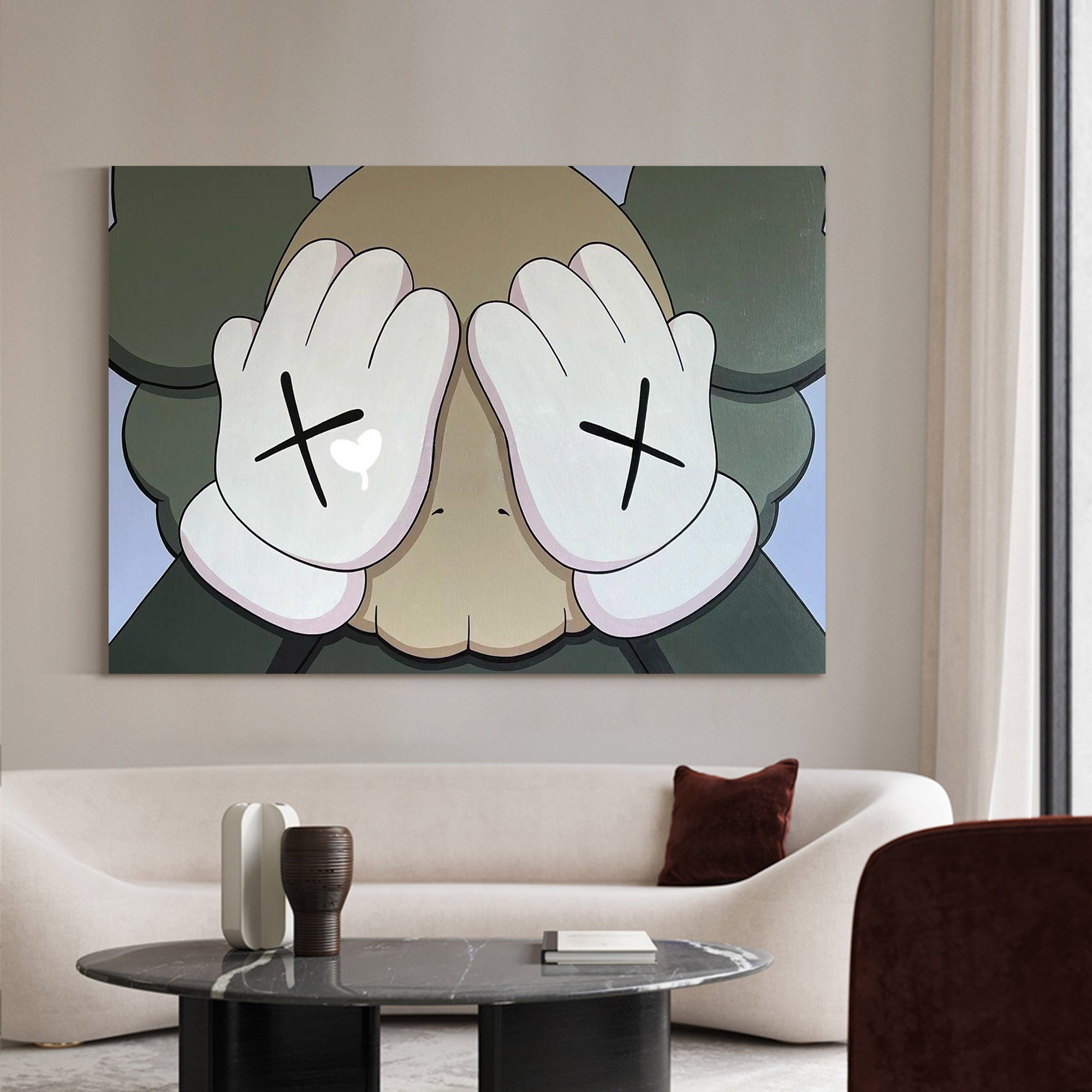 Kaws Painting Kaws Pop Art Kaws Wall Art Kaws Artwork Kaws Graffiti Art Kaws Canvas Art