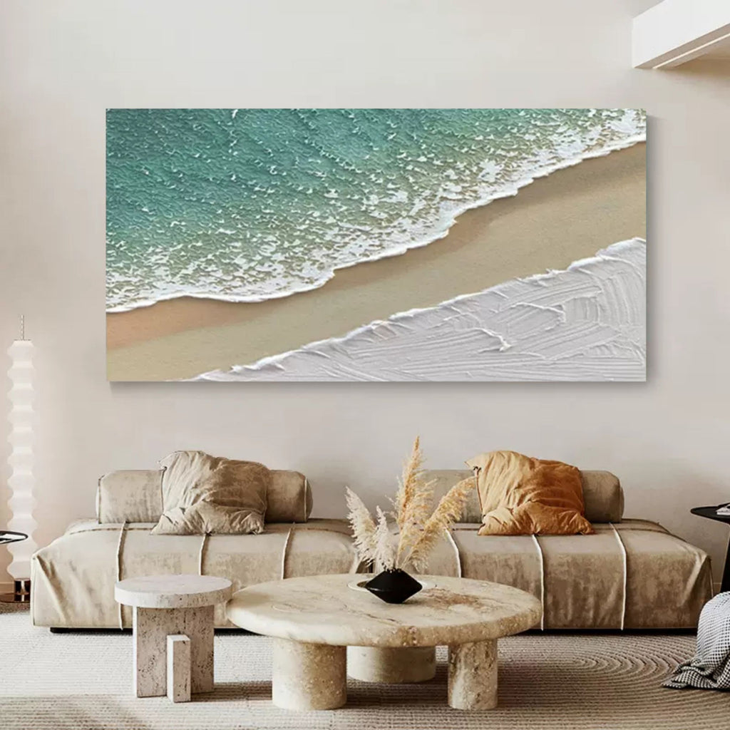 Large 3D Ocean Waves Canvas Painting Large 3D Ocean Waves Wall Art 3D ...