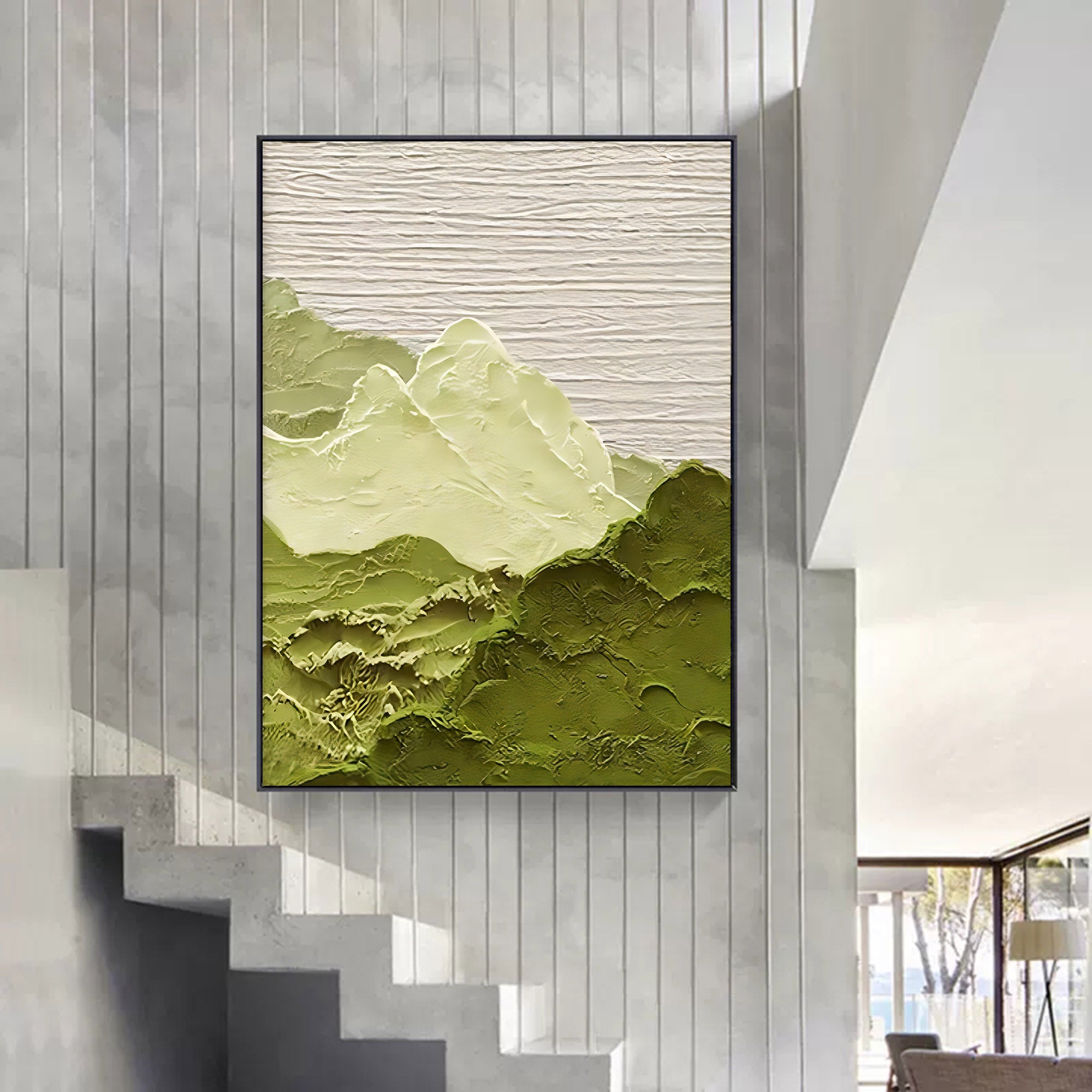 Large 3D Abstract Art 3D Textured Wall Painting 3D Plaster Abstract Art 3D Minimalist Abstract Art