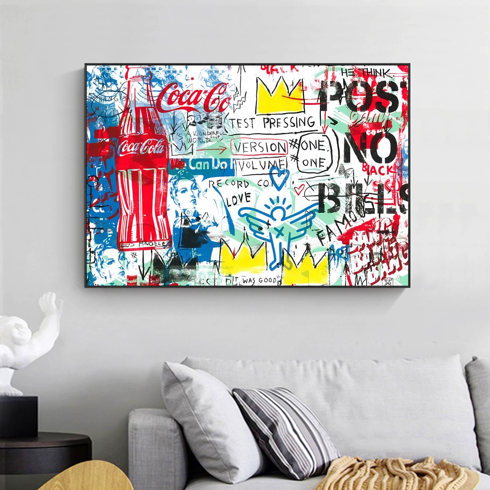 Large Graffiti Canvas Painting Large Graffiti Art Large Colorful ...