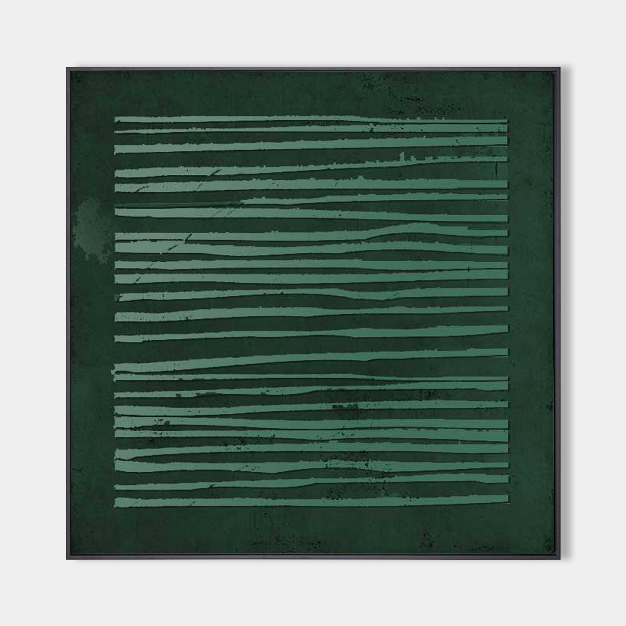 Wabi Sabi Art Green Painting Green Abstract Art Canvas Green Abstract Minimalism 3d Texture Wall Art