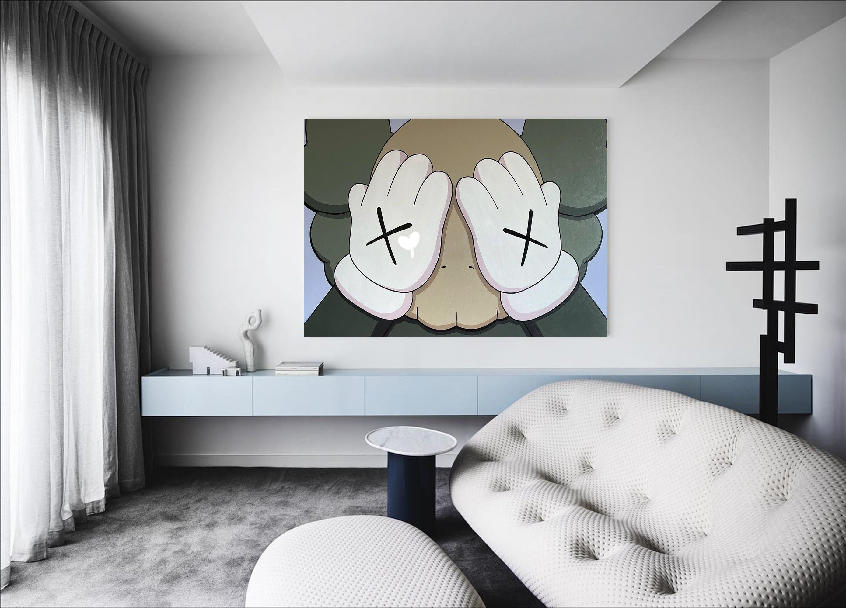 Kaws Painting Kaws Pop Art Kaws Wall Art Kaws Artwork Kaws Graffiti Art ...