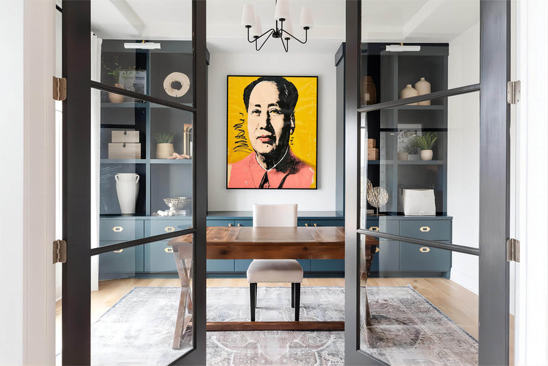 Mao Pop Art Portrait Painting Famous Portraits Pop Art Colorful Portrait Painting Andy Warhol Portrait Art